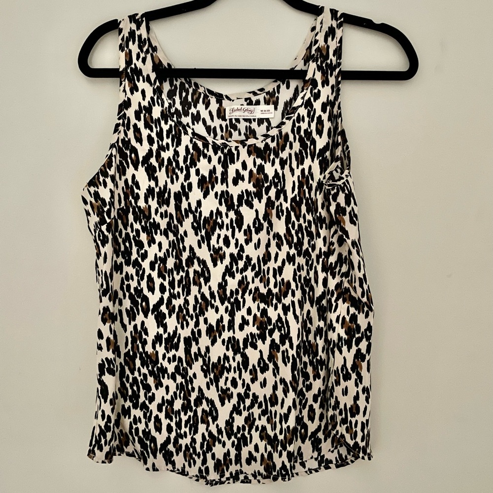 Faded Glory Leopard Tank